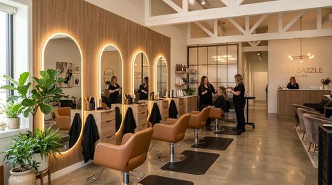 Illustration of Just Dazzle Salon, beauty salon in Sterling, CO